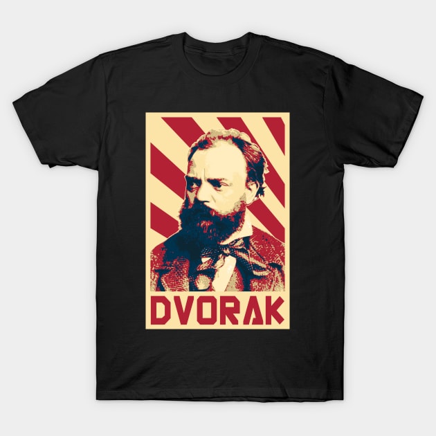 Antonin Dvorak Retro T-Shirt by Nerd_art